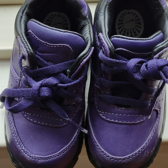 Nike Air Max ACG Goadome Kids Boots Shoes Size 7C Purple Black - Picture 9 of 14